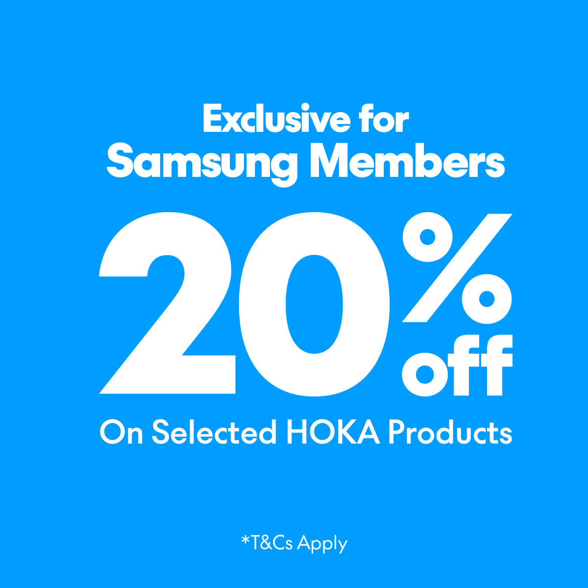 SAMSUNG X HOKA